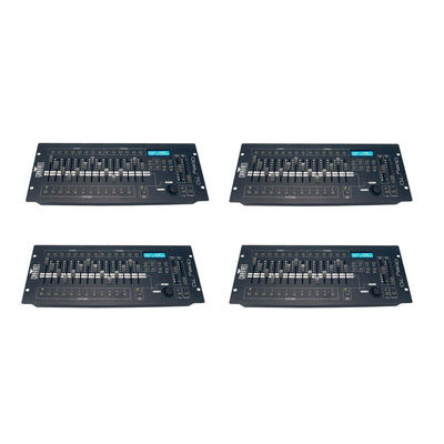 Chauvet DJ Obey 70 384 Channel LED Light, Fog & Strobe DMX Controller (4 Pack)