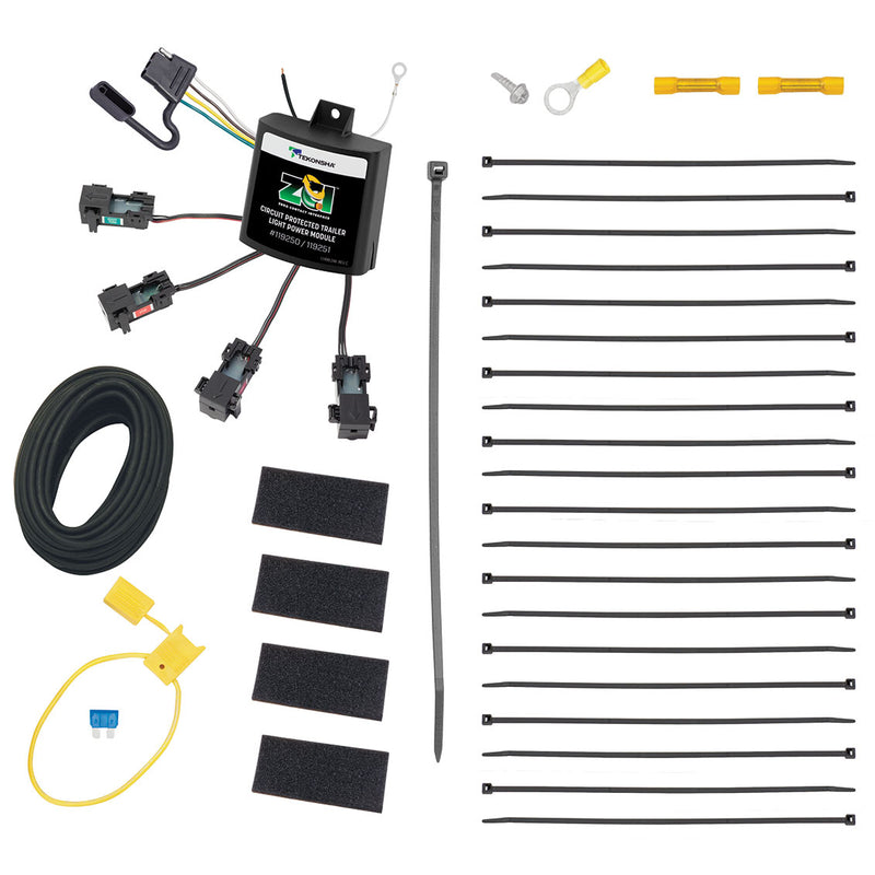 Tekonsha Zero Contact Interface Universal ModuLite Trailer Light Kit (For Parts)