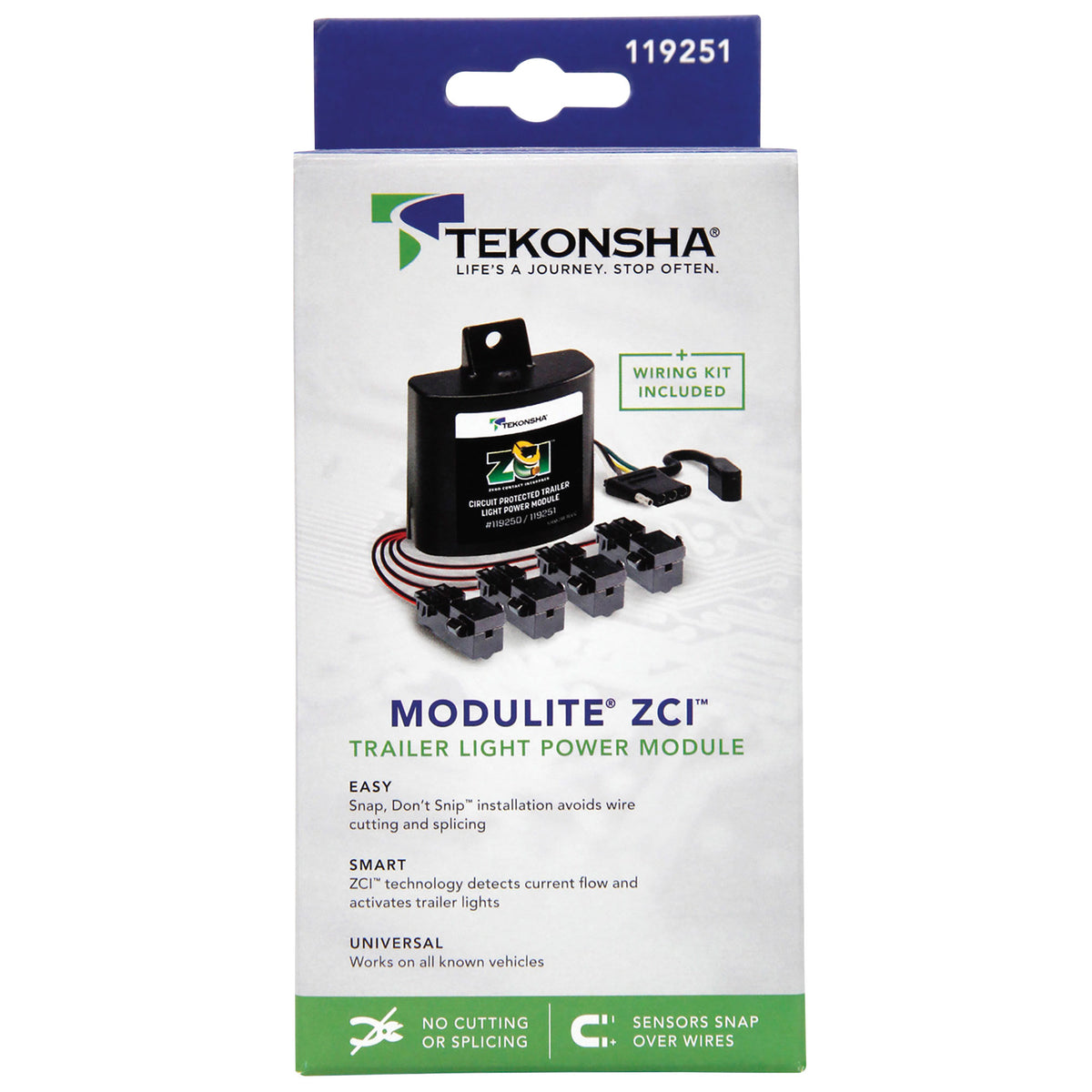 Tekonsha ZCI Zero Contact Interface Universal ModuLite Trailer Light (Open Box)