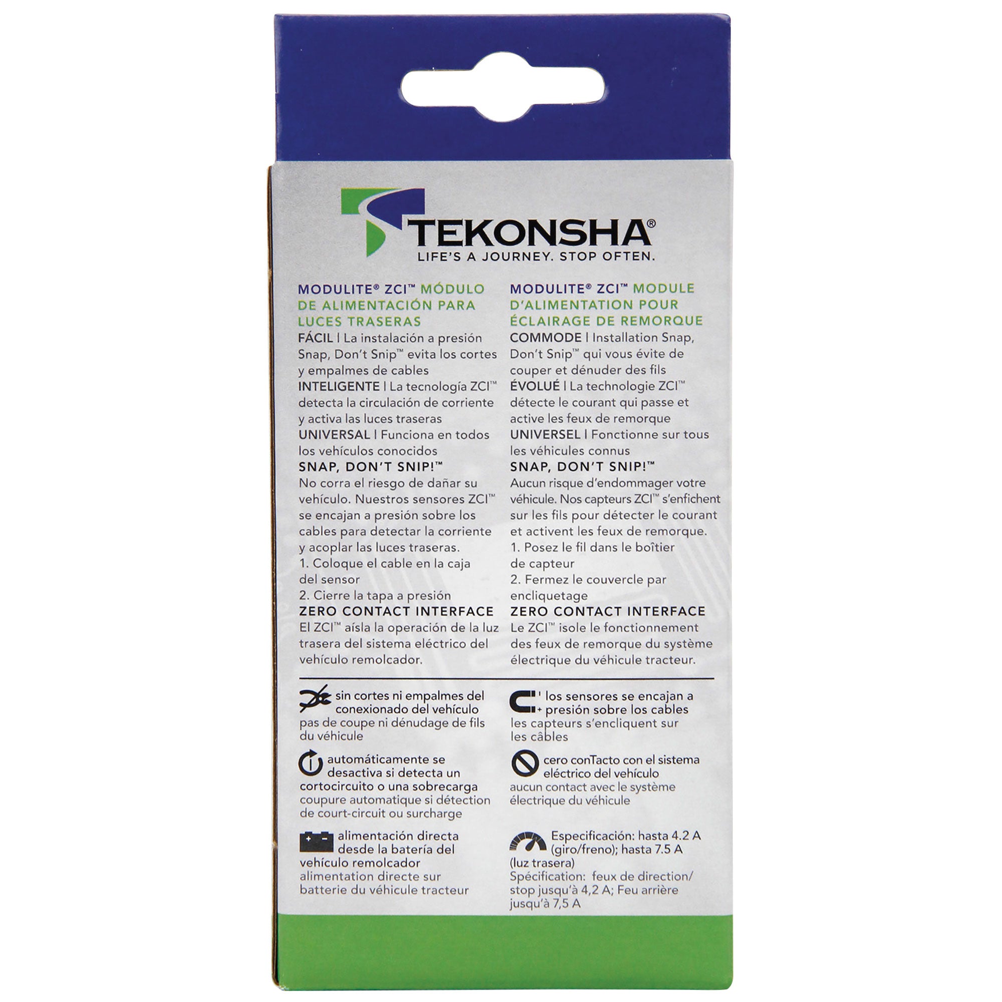 Tekonsha Zero Contact Interface Universal ModuLite Trailer Light Kit (For Parts)
