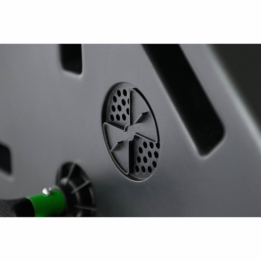 FCMP Outdoor 37 Gallon Dual Chamber Compost Tumbler Bin for Soil (For Parts)