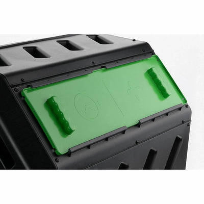 FCMP Outdoor 37 Gallon Dual Chamber Compost Tumbler Bin for Soil (For Parts) - VMInnovations