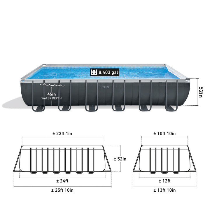 Intex ZX100 Auto Pressure Side Pool Cleaner with Ultra XTR Frame Swimming Pool