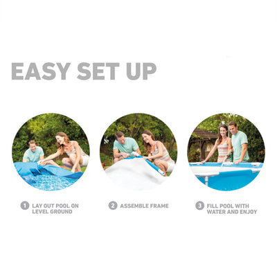 Intex 28210EH 12 Foot x 30 Inch Above Ground Pool (Pump Not Included)(For Parts)