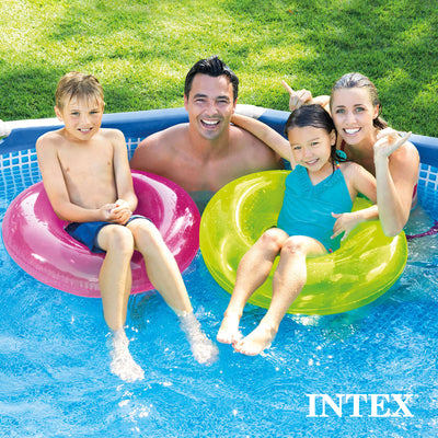 Intex 12 Foot x 30 Inches Metal Frame 1718 Gallon Above Ground Pool (Used)