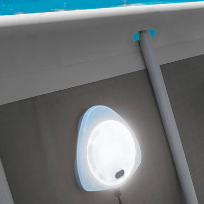 Intex Above Ground Underwater Multi Color LED Magnetic Pool Wall Light (Used)