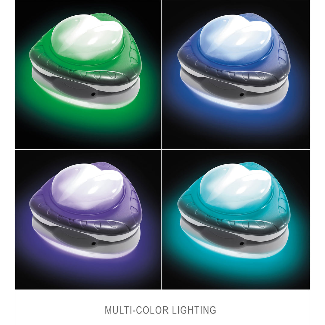 Intex Underwater Multi Color LED Magnetic Above Ground Swimming Pool Wall Light