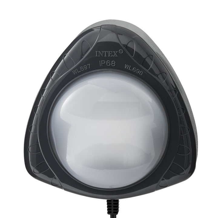 Intex Above Ground Multi Color LED Magnetic Pool Wall Light (Open Box) (2 Pack)