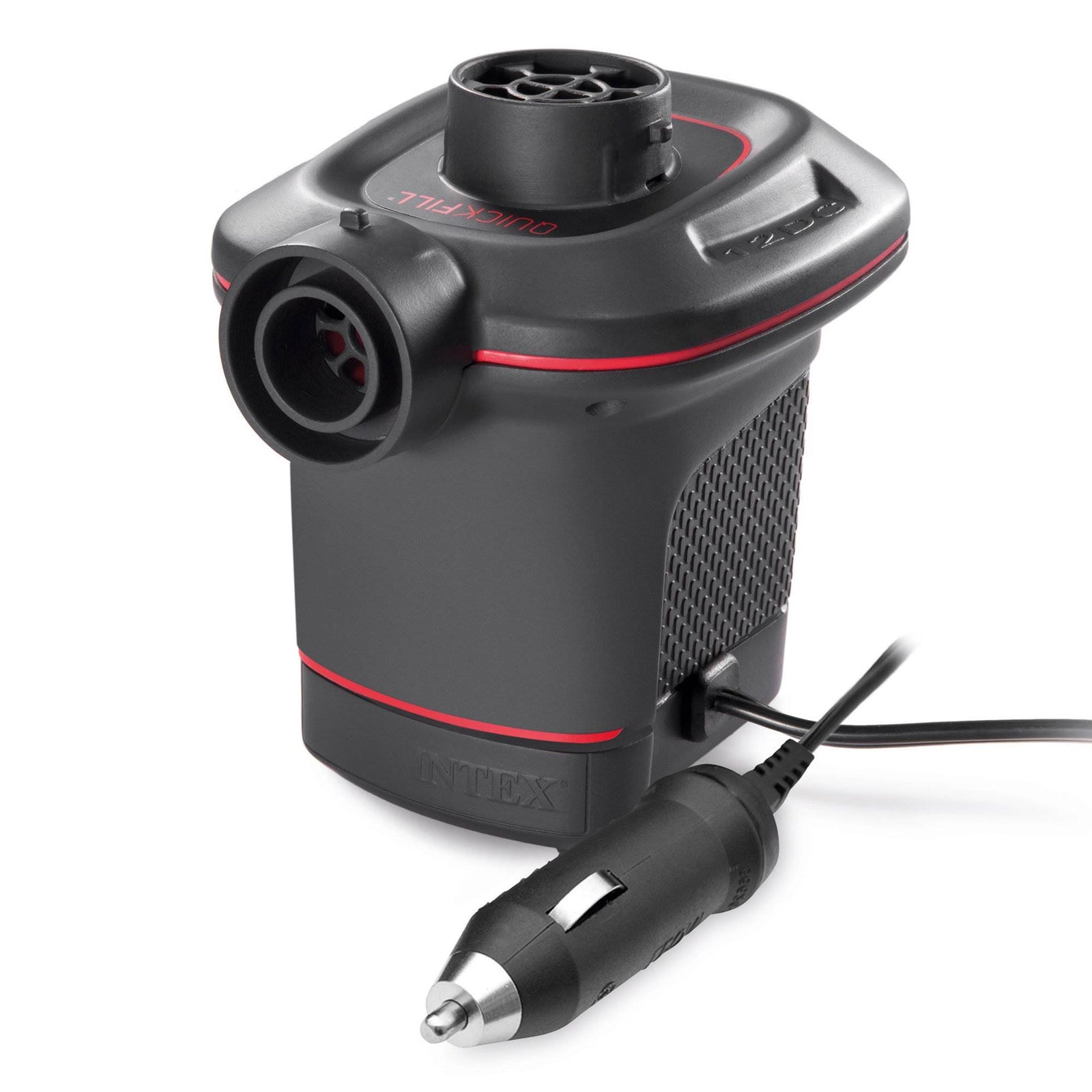 Intex 12 Volt Quick-Fill DC Car Electric 23 CFM Float & Air Bed Pump (Open Box) - VMInnovations