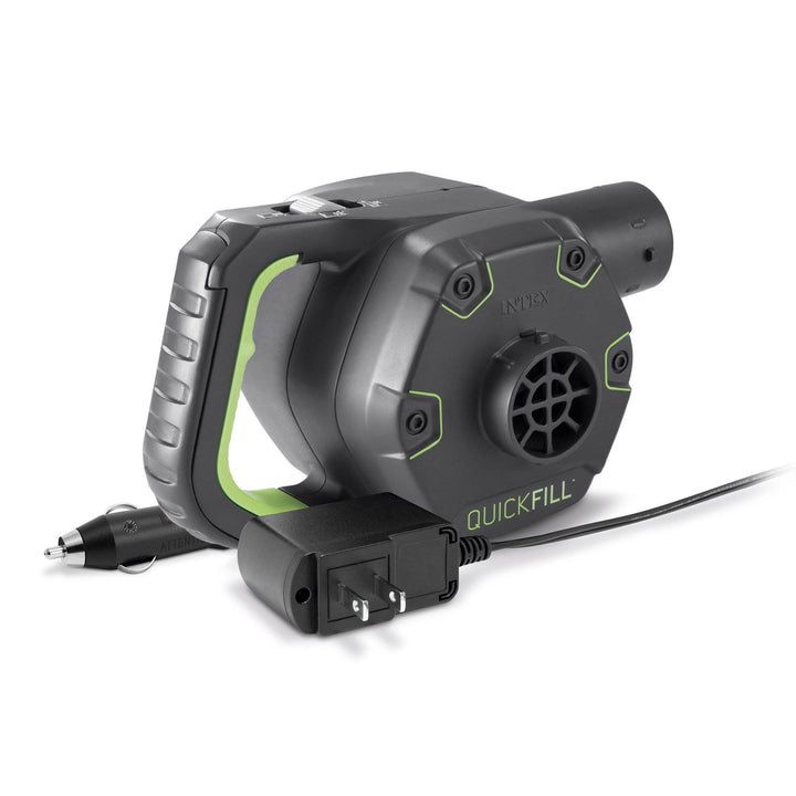 Intex 66641E 120V Quick Fill Rechargeable Inflatable Air Bed Pump (Open Box) - VMInnovations