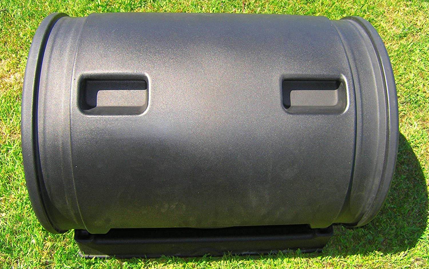 Good Ideas Compost Wizard Jr Large Patio Garden Bin Container, Black (Open Box) - VMInnovations