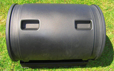 Good Ideas Compost Wizard Jr Large Patio Garden Bin Container, Black (Open Box) - VMInnovations