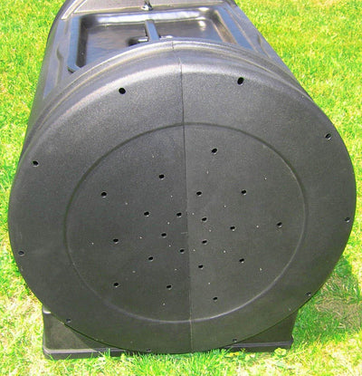 Good Ideas Compost Wizard Jr Large Patio Garden Bin Container, Black (Open Box) - VMInnovations