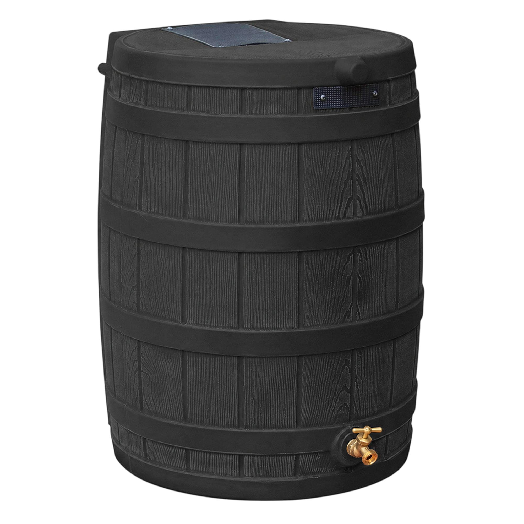 Good Ideas Rain Wizard 50G Rain Barrel Water Collector, Black (For Parts)