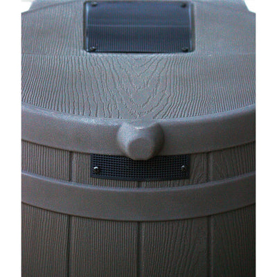 Good Ideas RW50 Rain Wizard 50 Gallon Plastic Rain Barrel Water, Oak (20 Pack)