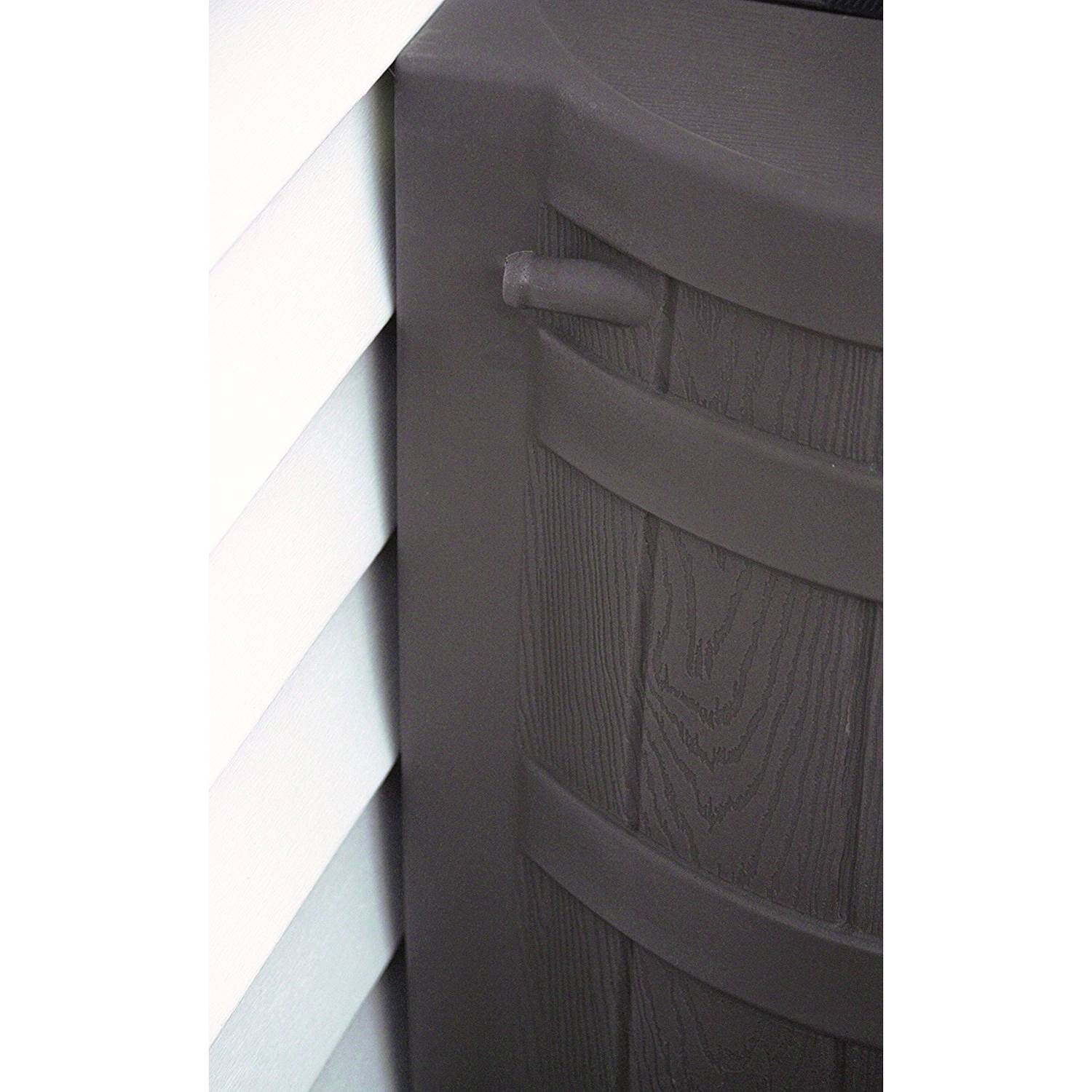 Good Ideas Rain Wizard 50 Gal Plastic Rain Barrel Water Collector, Oak (6 Pack) - VMInnovations