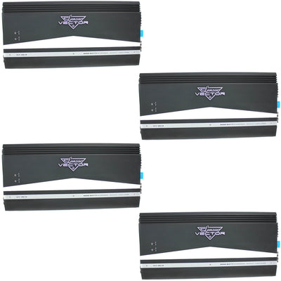 Lanzar VCT2610 6000W 2 Channel Car Amplifier Power Amp Stereo MOSFET (4 Pack)