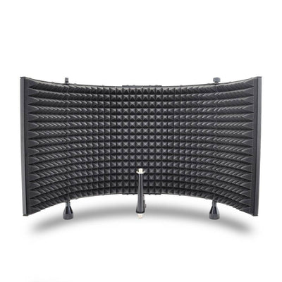 Pyle PSMRS11 Studio Microphone Isolation Shield w/ Sound Dampening Foam (2 Pack)