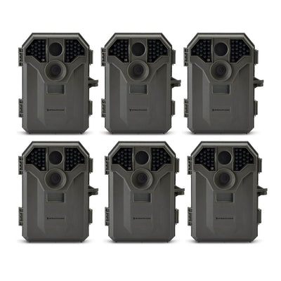 Stealth Cam 8MP No Glo Invisible Infrared Game Trail Camera w/ Video (6 Pack)