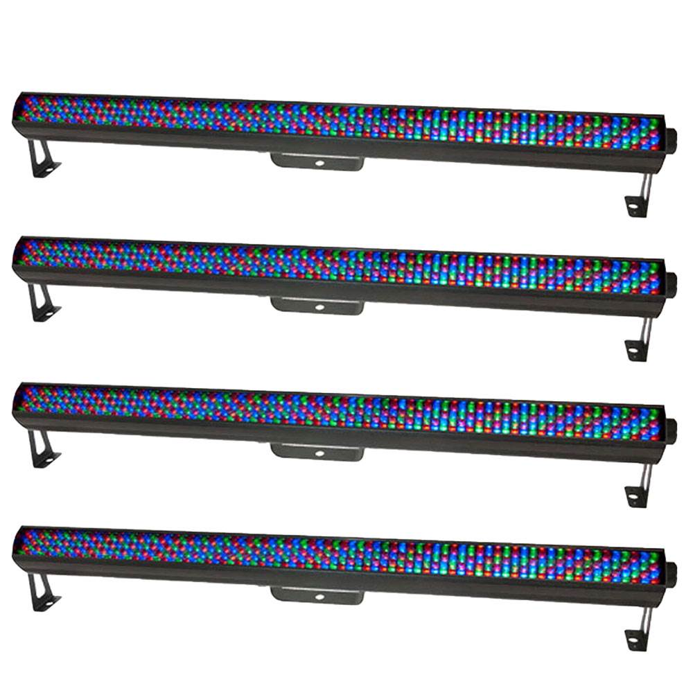 Chauvet DJ ColorRail IRC Linear LED Strip RGB DMX Novelty Light Effect (4 Pack)