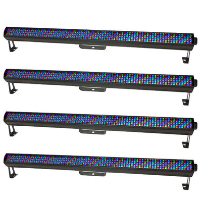 Chauvet DJ ColorRail IRC Linear LED Strip RGB DMX Novelty Light Effect (4 Pack)