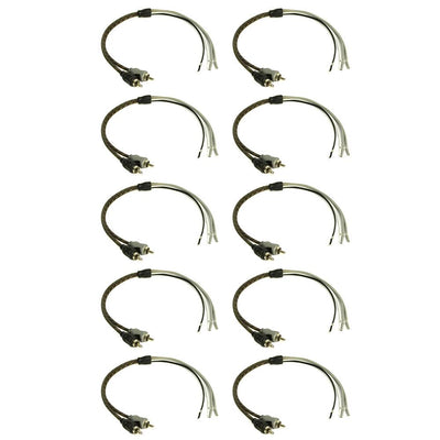 Rockford Fosgate RFI2SW High to Low Level Male RCA Converter Adaptor (10 Pack)