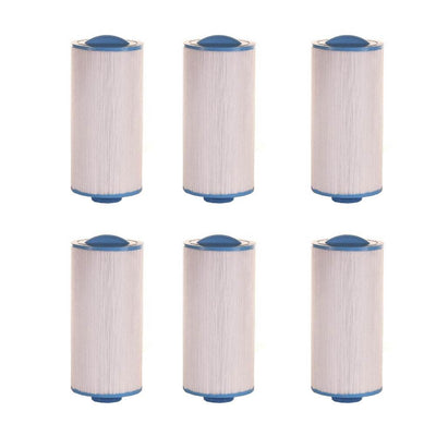 Unicel 5CH-402 Replacement 40 SqFt Filter Cartridge for Spa, 204 Pleats (6 Pack)