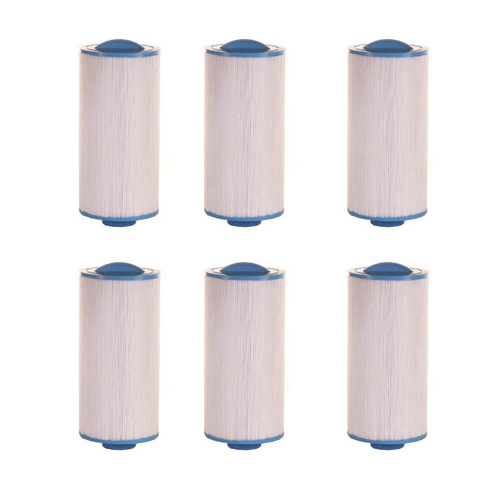 Unicel 5CH-402 Replacement 40 SqFt Filter Cartridge for Spa, 204 Pleats (6 Pack) - VMInnovations