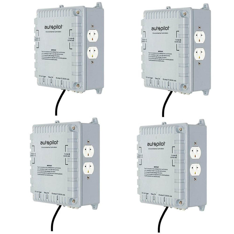 AutoPilot APCL4DX 4-Light High Power HID 4000W Master Lighting Controller 4 Pack