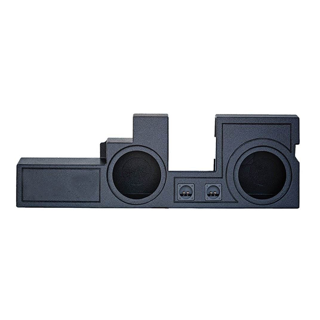 Q Power Dual 10" Ported Enclosure Sub Box for Ford Super Duty 00-16 (2 Pack)