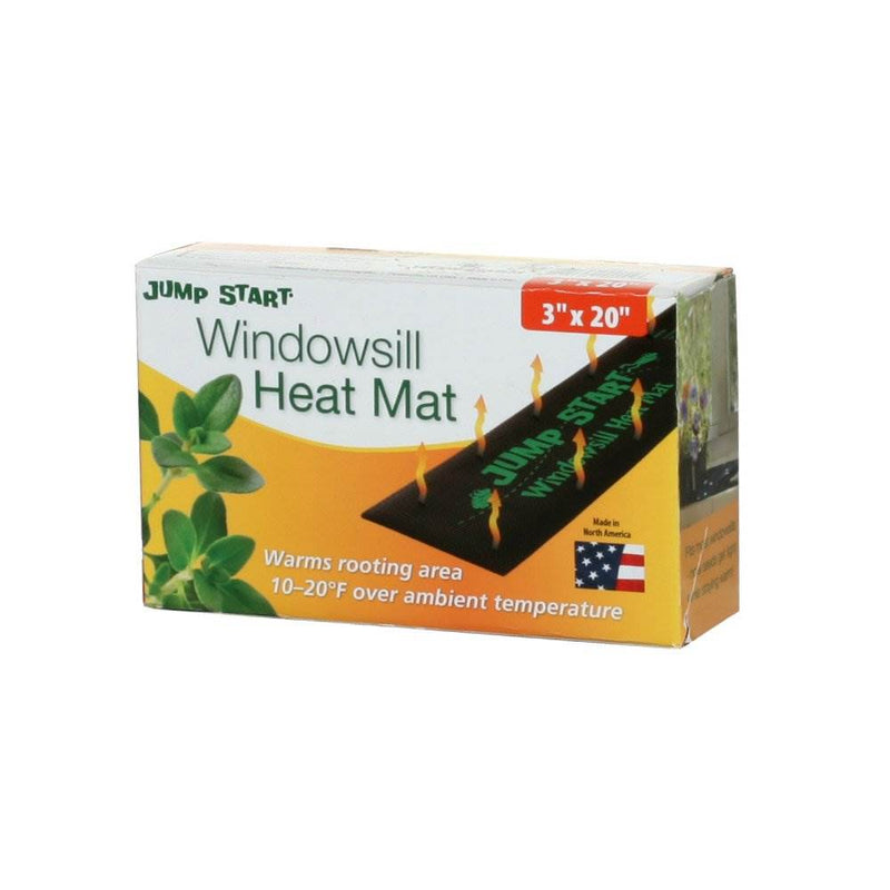 Hydrofarm 20 x 3 Inch 7.3 Watt Jump Start Windowsill Seedling Heat Mat (10 Pack)