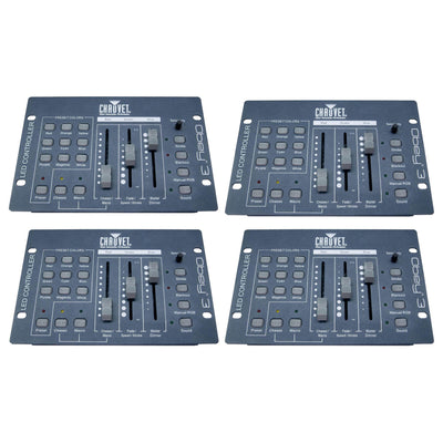 Chauvet DJ OBEY 3 DMX 512 Adjustable Sound Active LED Light Controller (4 Pack)