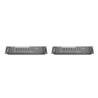 CHAUVET OBEY10 DMX-512 2U Rack 128 Channels Lighting Controller OBEY 10 (2 Pack)