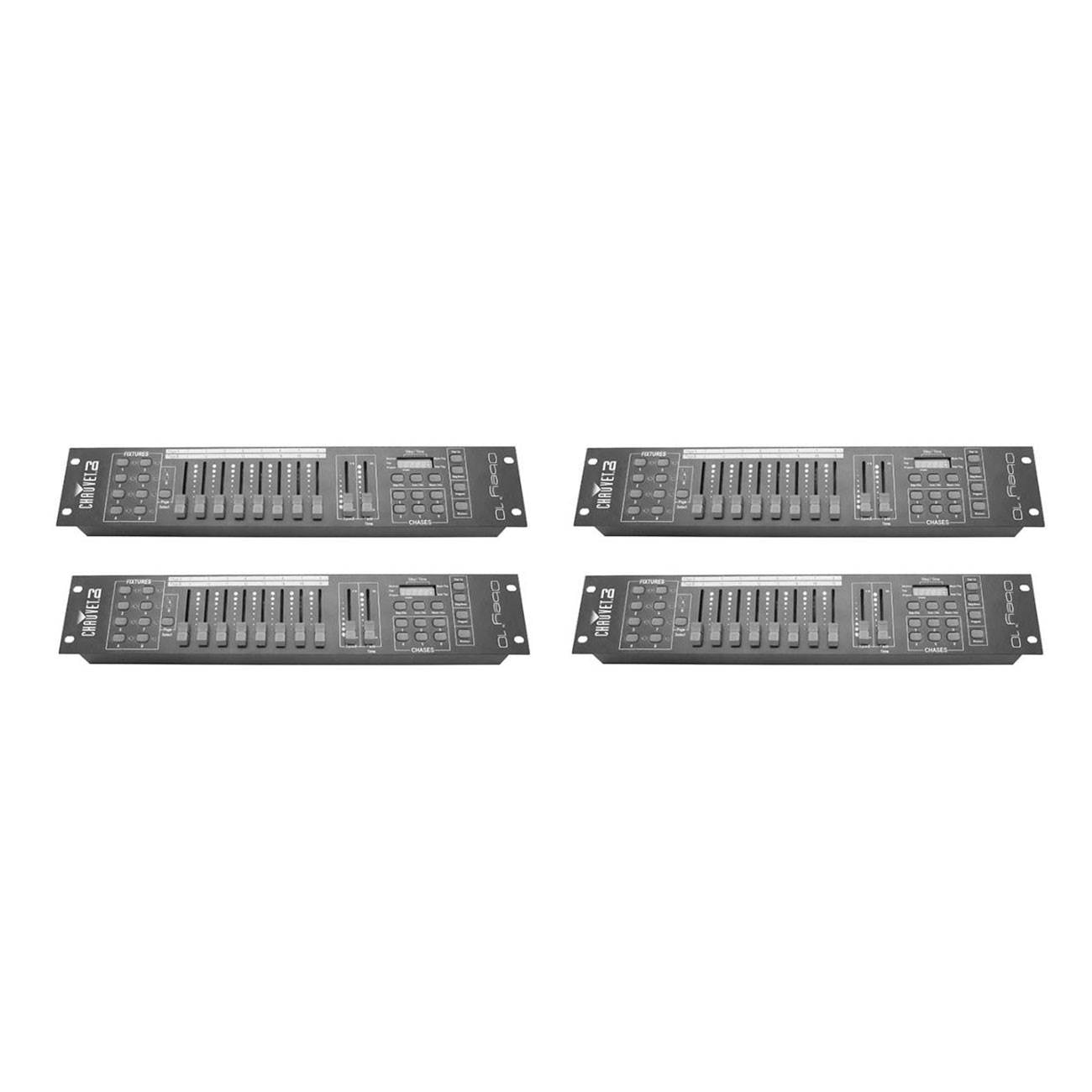 CHAUVET OBEY10 DMX-512 2U Rack 128 Channels Lighting Controller OBEY 10 (4 Pack)