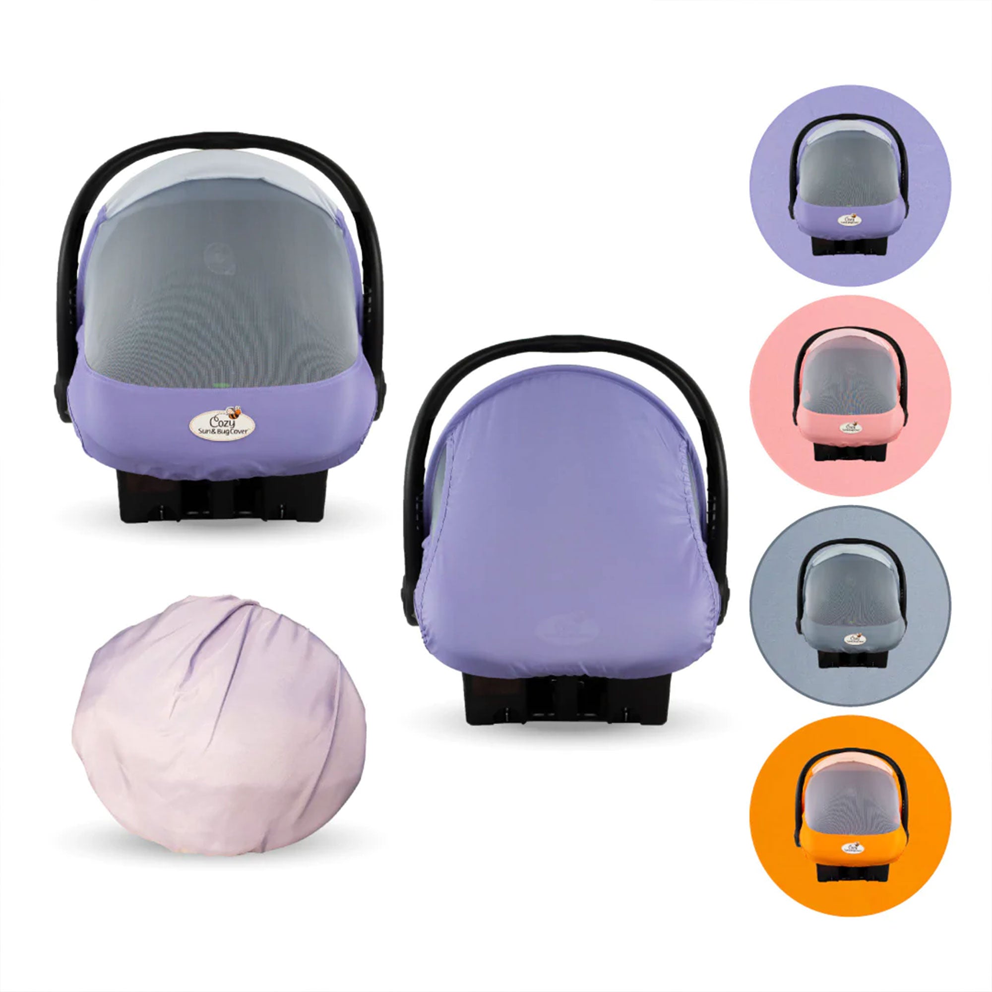 CozyBaby Lightweight Mesh Summer Sun and Bug Baby Carrier Cover (Open Box) - VMInnovations