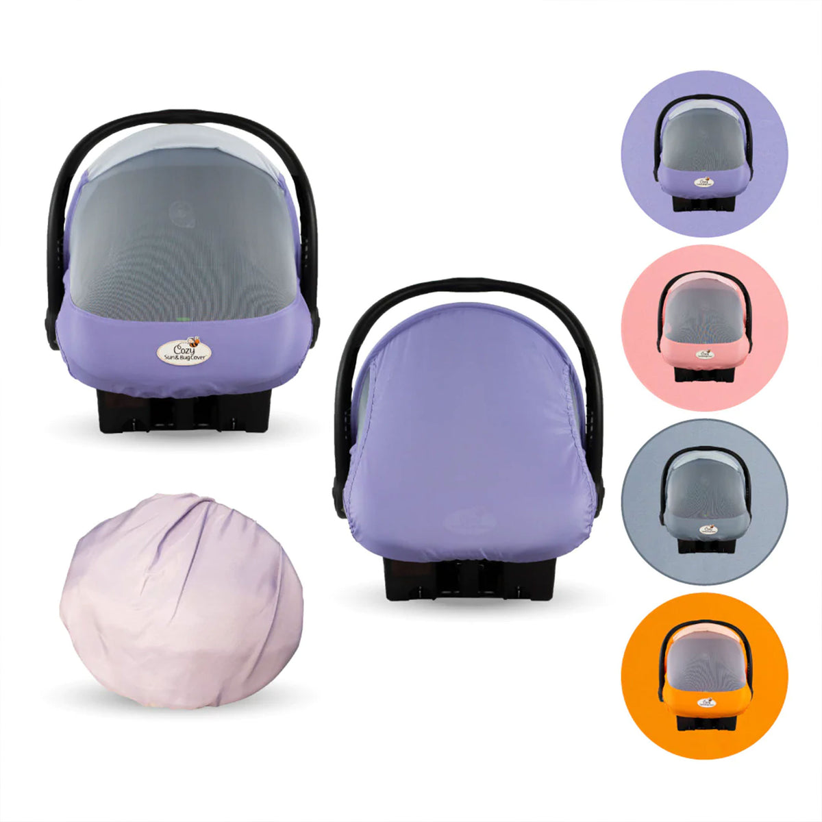 CozyBaby Lightweight Mesh Summer Sun and Bug Baby Carrier Cover (Open Box)