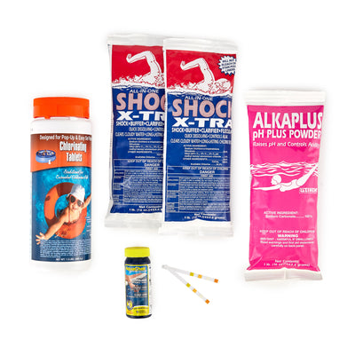 Pool Care 42005 15,000 Gallon Swimming Pool Chemical Maintenance Cleaner Kit