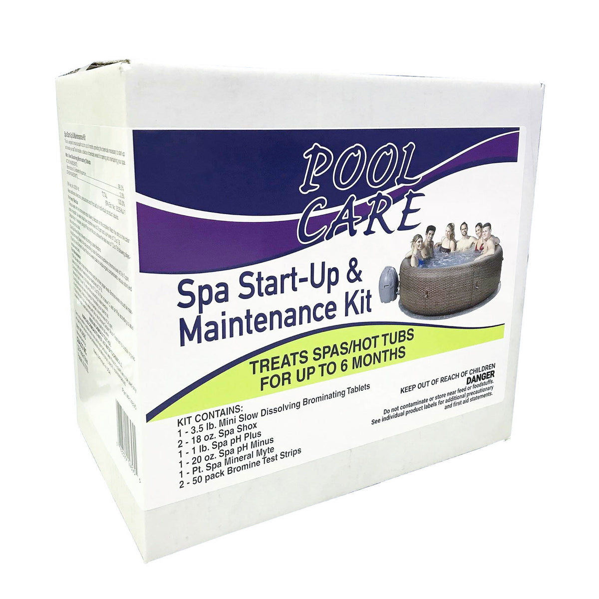 Bestway SaluSpa Milan Airjet Plus Hot Tub & Pool Care 6 MTH Hot Tub Chemical Kit
