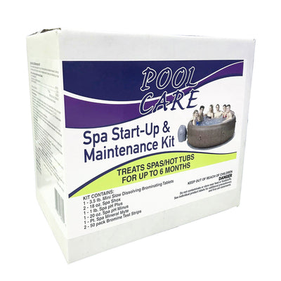 Bestway SaluSpa Milan Airjet Plus Hot Tub & Pool Care 6 MTH Hot Tub Chemical Kit