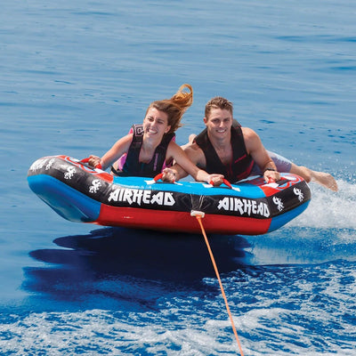 Airhead Griffin 2 Person Inflatable Winged Water Boating Towable Tube (2 Pack)