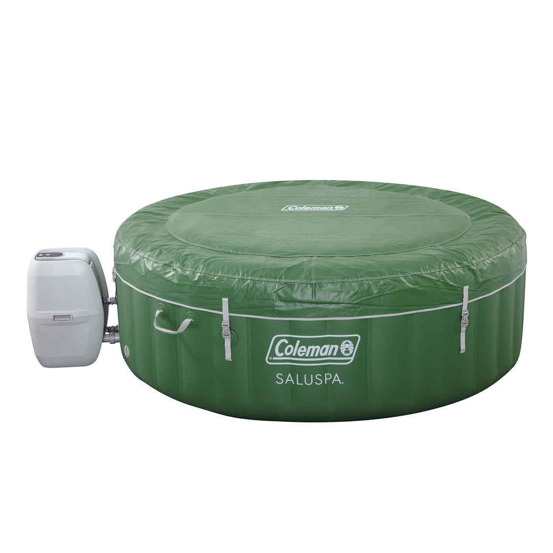 Coleman SaluSpa 6 Person Inflatable Hot Tub, Green