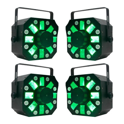 American DJ Stinger DMX, Strobe and Moonflower LED Light Effect (4 Pack)
