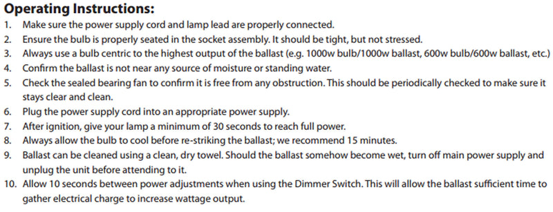 QUANTUM 1000W Watt HPS & MH Dimmable Digital Grow Light Lamp Ballast (6 Pack)