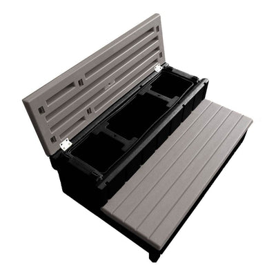 Leisure Accents 36" Deck Patio Spa Hot Tub Storage Compartment Steps (6 Pack)