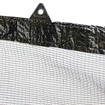 Swimline 24 Ft. Round Above Ground Swimming Pool Leaf Debris Net Cover (2 Pack)