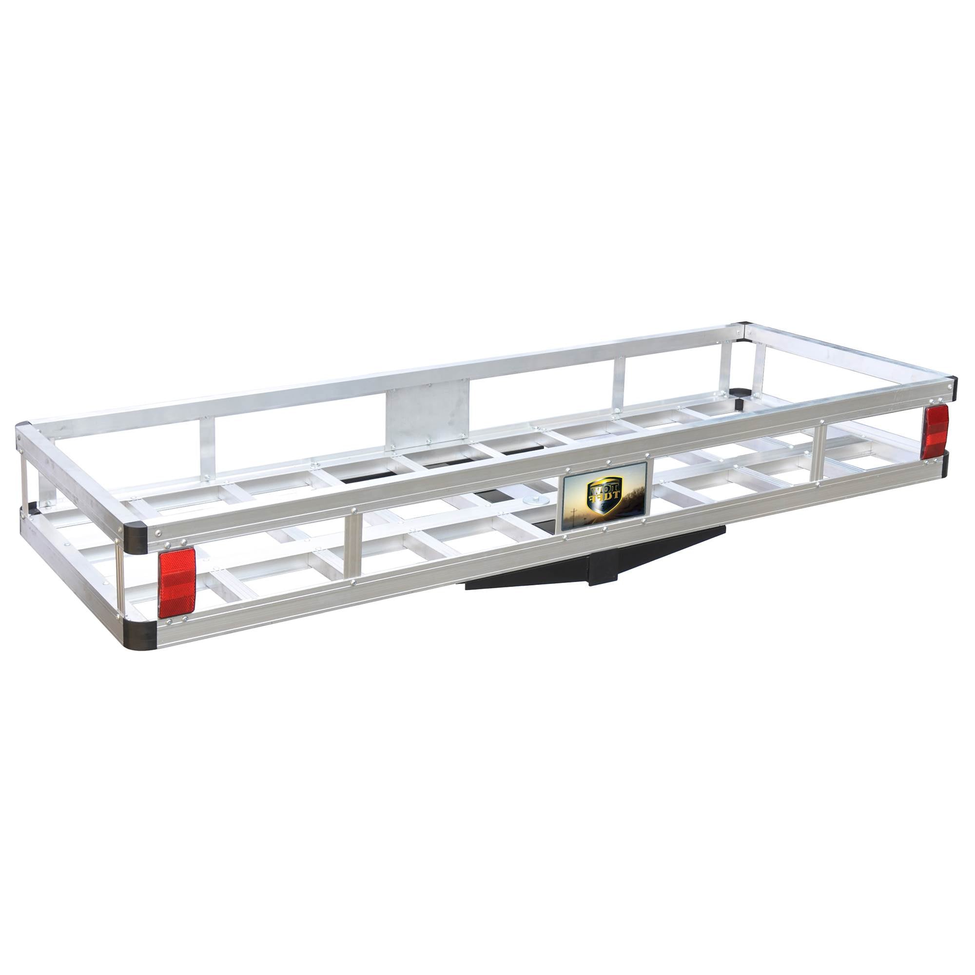 Tow Tuff 60" 500 Pound Aluminum Camping Gear or Luggage Cargo Carrier (2 Pack)
