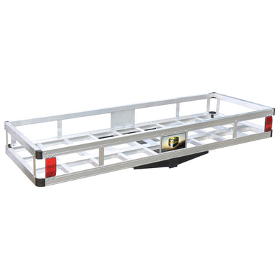 Tow Tuff 60" 500 Pound Aluminum Camping Gear or Luggage Cargo Carrier (2 Pack)