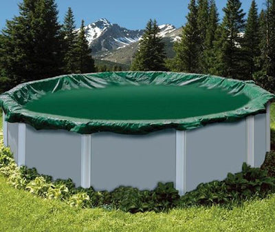 Swimline 21 Foot Round RipStopper Above In Ground Swimming Pool Cover (2 Pack) - VMInnovations