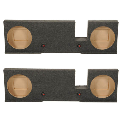 Q Power Dual 12-Inch Subwoofer Box for Ford F150 X-Cab/Crew 2004-2008 (2 Pack)