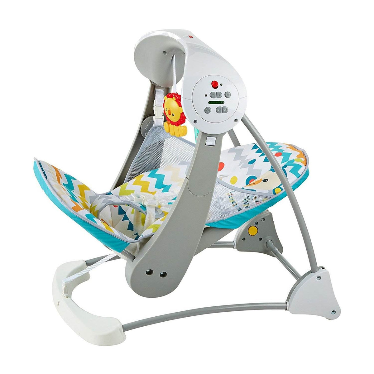 Fisher Price Colorful Carnival 6 Speed Take Along Infant Swing & Seat (2 Pack)